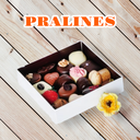 Snoepbox met persoonlijke wens met pralines