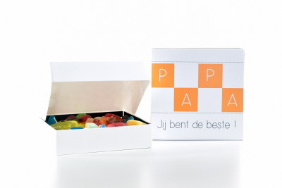 Papa's snoepbox "Jij bent de beste" (Een mengeling van heerlijke snoepjes (standaard))