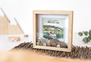 Spaarpot houten frame