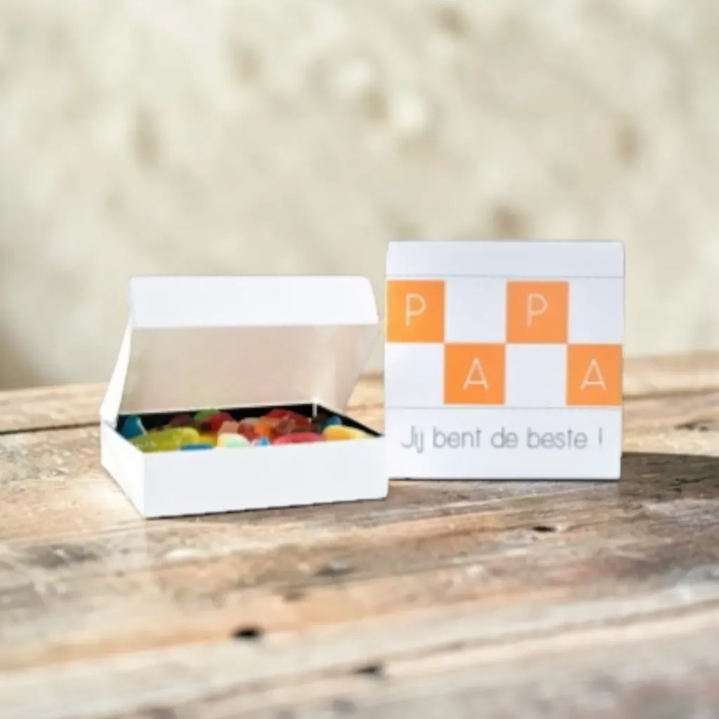 Snoepbox voor papa "Jij bent de beste"  (Een mengeling van heerlijke snoepjes (standaard))