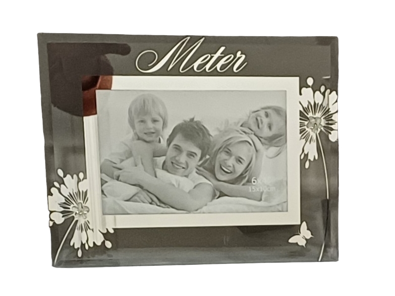 Glazen kader Meter/Pete