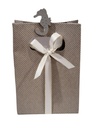Zakje shopper taupe km