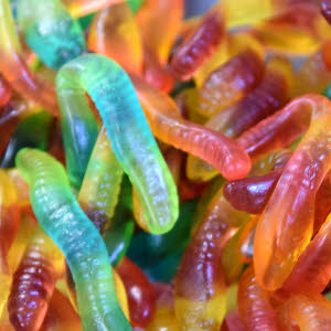 Haribo gloeiwormen